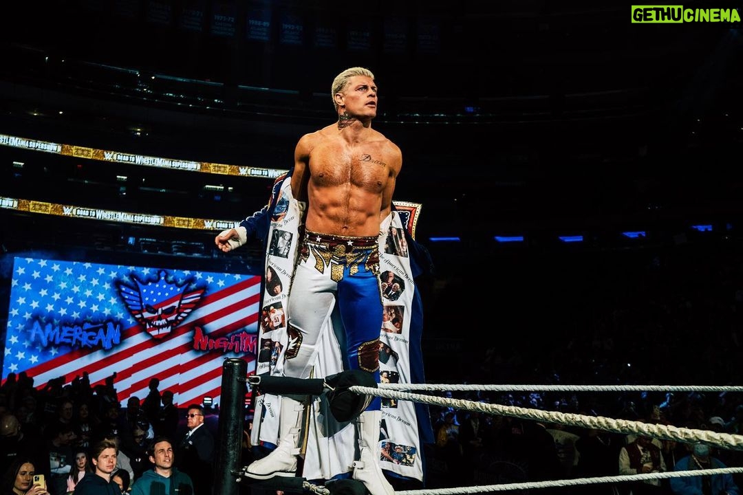 Cody Runnels Instagram - Unbelievable crowd in @thegarden @wwe