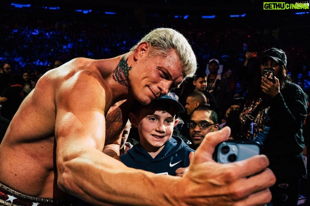 Cody Runnels Instagram - Unbelievable crowd in @thegarden @wwe