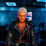 Cody Runnels Instagram - TBT - Royal Rumble 2023, thank you @sgovintage / @kali_butterfly and @aesthreadics for the finest duds! Sandra has been with me since day 1, she’s the master!