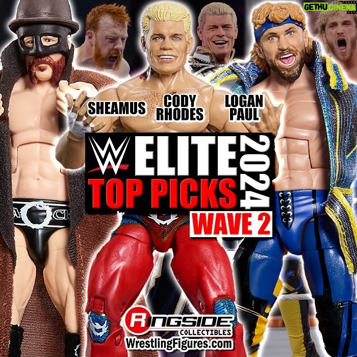 Cody Runnels Instagram - Mattel WWE Elite Top Picks 2024 (Wave 2) is NEW IN STOCK! Featuring Sheamus, Cody Rhodes & Logan Paul! Shop at Ringsid.ec/TopPicks2024Elites2 #RingsideCollectibles #WrestlingFigures #WWEEliteSquad #WWERaw #SmackDown #Mattel #WWE #CodyRhodes #Sheamus #LoganPaul