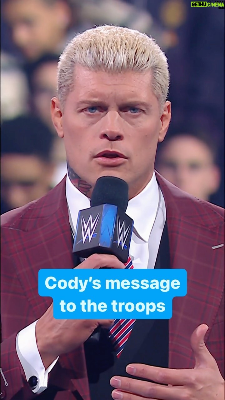 Cody Runnels Instagram - It’s a special night for @americannightmarecody and all of us here at WWE for #SmackDown: Tribute To The Troops 🇺🇸🇺🇸🇺🇸