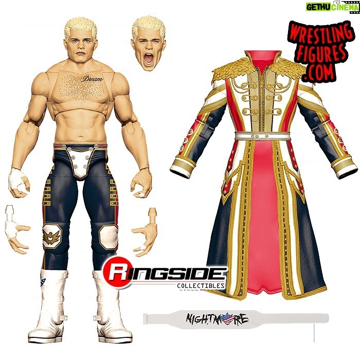 Cody Runnels Instagram - CODY RHODES @Mattel @WWE Ultimate Edition 21 revealed during #RingsideFest2023! Watch our full #RSF2023 video at YouTube.com/RingsideC Available soon at WrestlingFigures.com #RingsideCollectibles #WrestlingFigures #WWEEliteSquad #RingsideFest #Mattel #WWE #WWERaw #SmackDown #UltimateEdition #CodyRhodes