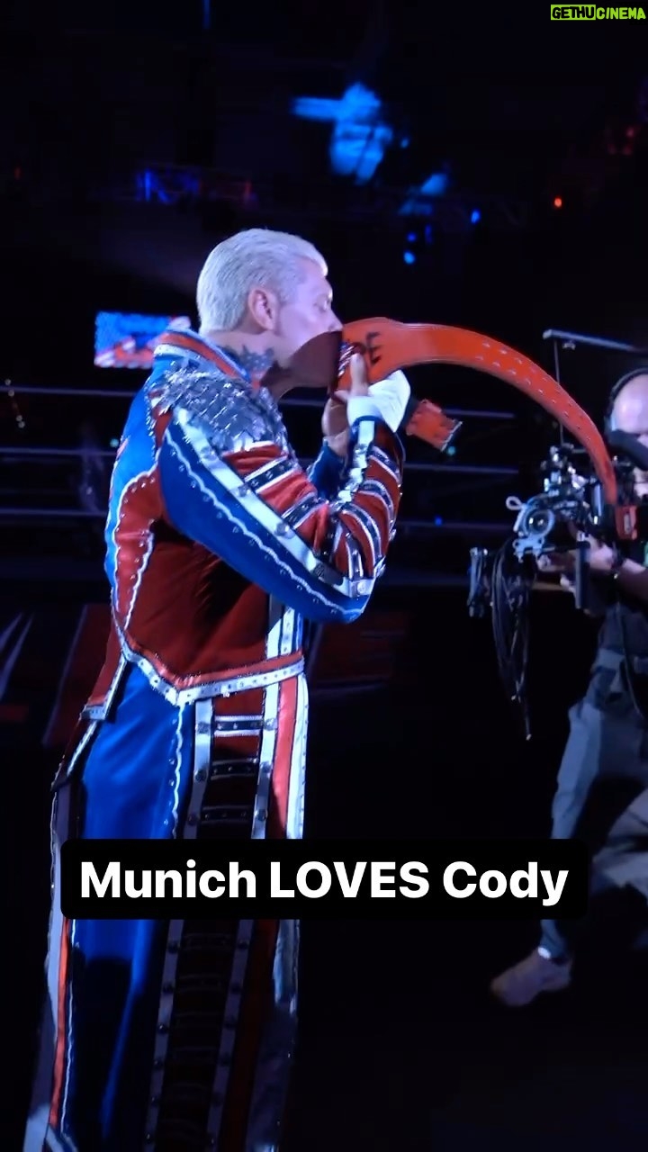 Cody Runnels Instagram - It’s all love from #WWEMunich for @americannightmarecody 🙌