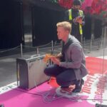Cody Simpson Instagram - x @myer. It’s beginning to look a lot like Christmas. Loved performing some classics & unveiling the @officialblueytv Christmas windows. #MyerChristmas