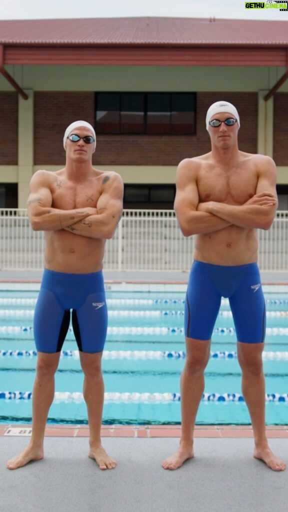 Cody Simpson Instagram - Just a couple guys excited to race in the new @speedo LZR fast skins. #FastskinFriday #TeamSpeedo