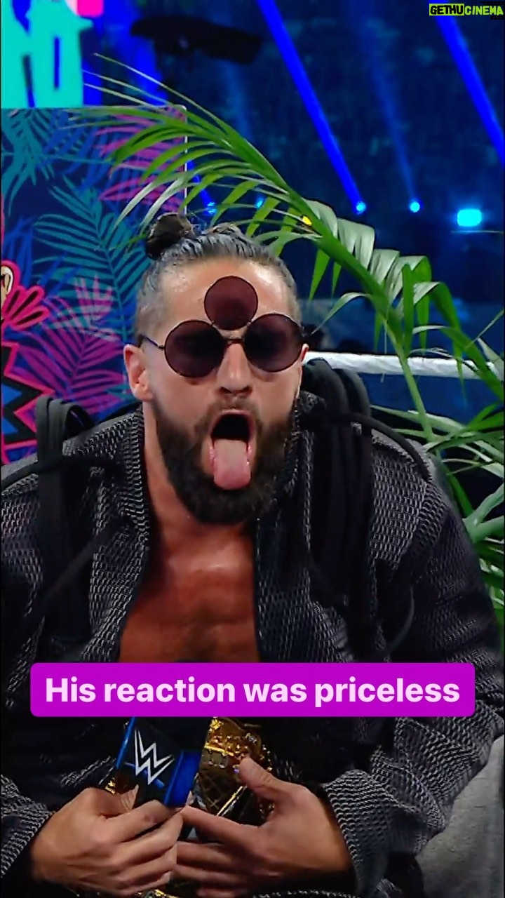 Colby Lopez Instagram - @wwerollins couldn’t stand any mention of @romanreigns or @therock 🤢 #WWEChamber