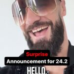 Colby Lopez Instagram – 24.2 is … going to be announced by the @wwe World Heavyweight Champion @wwerollins!!!

Don’t miss #24point2. 

📅 : March 7, 2024
🎬 : Live Show Begins: 11:30 a.m. PT
🔋 : Open Workout 24.2 Announced: 12 p.m. PT

📺 : Games.CrossFit.com | #CrossFitOpen #CrossFit