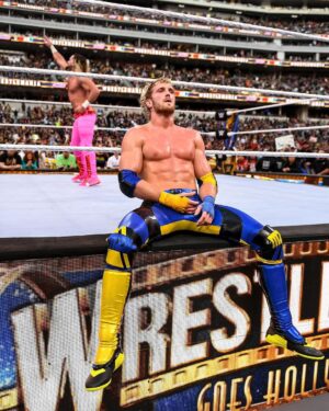Colby Lopez Instagram - @wwerollins vs. @loganpaul was one of #WrestleMania Saturday’s most insane matches! 🔥
