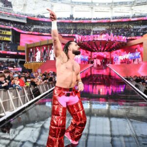 Colby Lopez Instagram - Teamwork makes the dream work. 

Gear/ensemble: @iammikaze 
Ensemble: @kingtroi 
Kickpads/gear: @byjolene 

#Wrestlemania