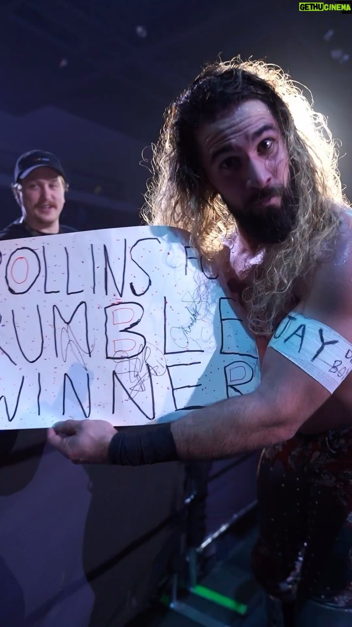 Colby Lopez Instagram - @wwerollins ❤️ #WWEErie #WWERaw #RoyalRumble