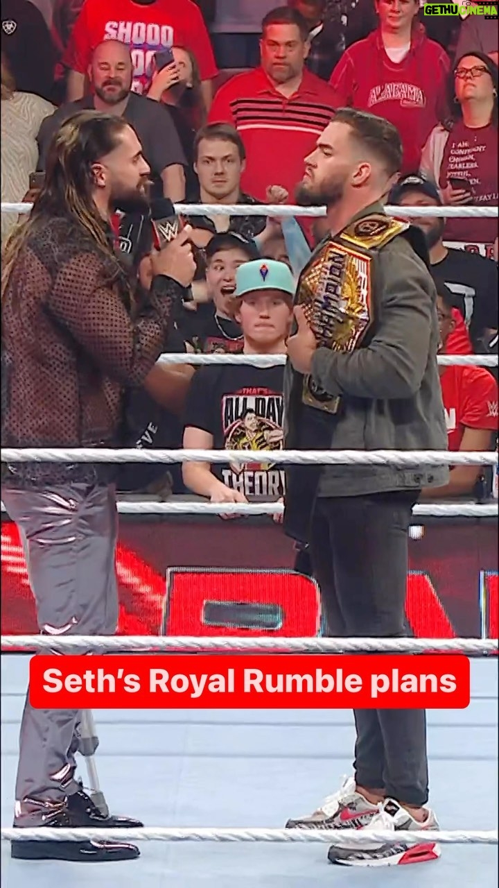 Colby Lopez Instagram - @wwerollins has made his #RoyalRumble intentions loud and clear 😳