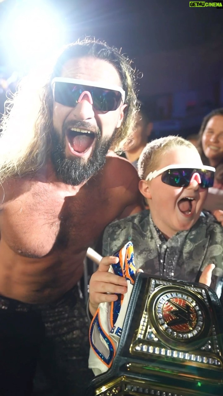 Colby Lopez Instagram - @wwerollins respects the mini drip 👑💧! #WWEPetersburg