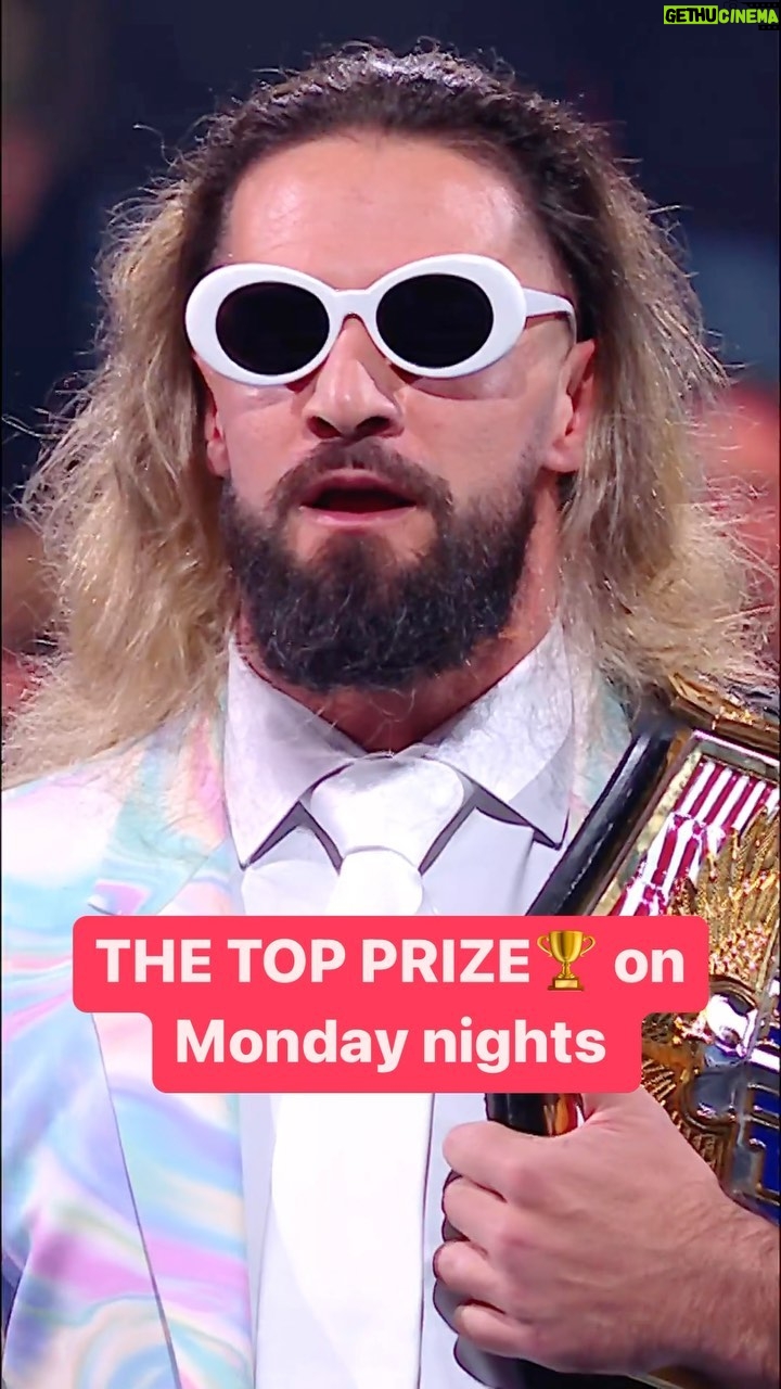 Colby Lopez Instagram - @wwerollins says the #USTitle🇺🇸 rules #WWERaw