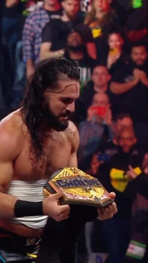 Colby Lopez Instagram - @wwerollins is your NEW #USChampion! 🇺🇸🔥#WWERaw
