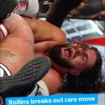 Colby Lopez Instagram - “A master-level submission!” @wwerollins unleashed the extremely rare Peruvian Neck Tie for the W