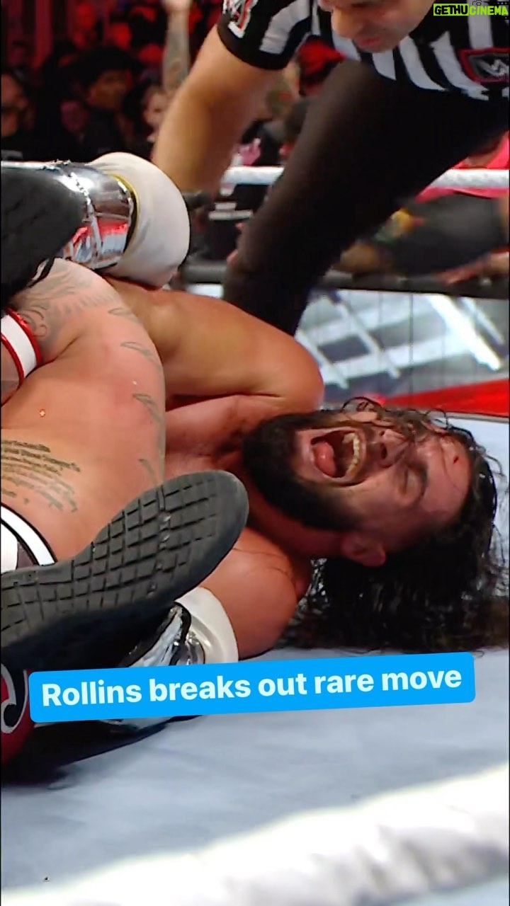 Colby Lopez Instagram - “A master-level submission!” @wwerollins unleashed the extremely rare Peruvian Neck Tie for the W