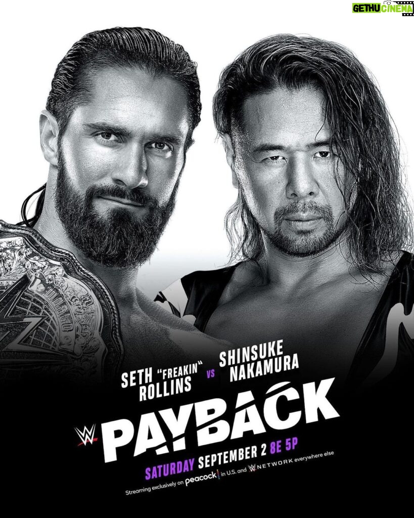 Colby Lopez Instagram - @wwerollins defends the World Heavyweight Championship against @shinsukenakamura at #WWEPayback!