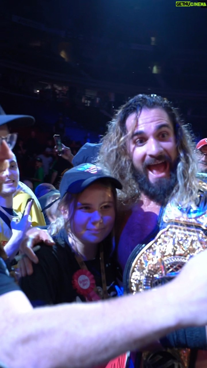 Colby Lopez Instagram - The Champ can do that! #WWEOttawa Canadian Tire Centre