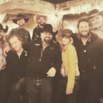 Cole Hauser Instagram - Found this pic of a bunch of us from S1 in #montana @yellowstone has come along way. Thanks to all you loyal fans that have been apart of it from the beginning! S5 is coming