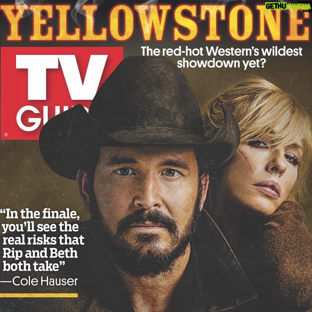 Cole Hauser Instagram - It all goes down tonight! @mzkellyreilly @yellowstone @paramountnetwork enjoy!