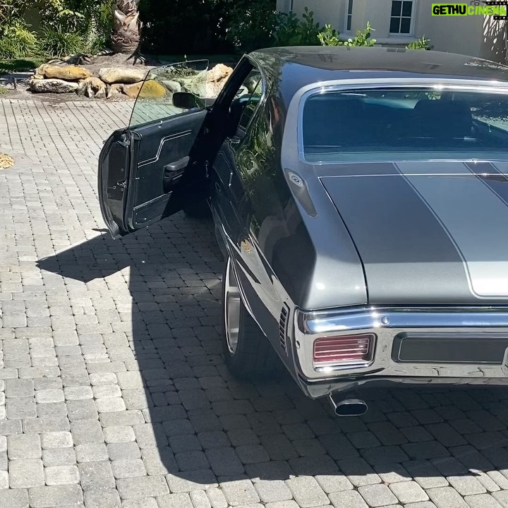 Cole Hauser Instagram - Look what finally showed up! 1970 Chevelle SS 🇺🇸 best kinda music 454
