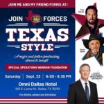 Cole Hauser Instagram - Cole Hauser (@colehauser22) and Forrie Smith (@forriejsmithcowboy) invite you to join them for our third annual Join Forces: Texas Style, a major and festive fundraising dinner, to be held on Saturday, September 23 from 6:00pm – 9:30pm at the Omni Dallas Hotel. Our special guest speaker that evening will be Admiral William H. McRaven, USN, Retired. All proceeds will benefit Special Operations Warrior Foundation (SOWF)—SOWF provides full educations and additional educational opportunities “cradle to career” (preschool through college), for the surviving children of Special Operations Forces lost in the line of duty, as well as children of all Medal of Honor Recipients. For more details, and to order your table or seats, please visit: specialops.org/texasstyle. (Link in bio) 🇺🇸🤠