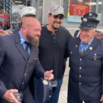 Cole Hauser Instagram - Thanks to #franksiller and @tunnel2towers for a history lesson with my family in NY. Great meeting all the gentleman of Engine Co. 10 Ladder Co. 10 dinner on me next time I’m in the city. God bless!