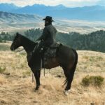 Cole Hauser Instagram - Peace and serenity in the mountains of Montana. Thank to Any Maschke for my badass saddle this year on YS5.