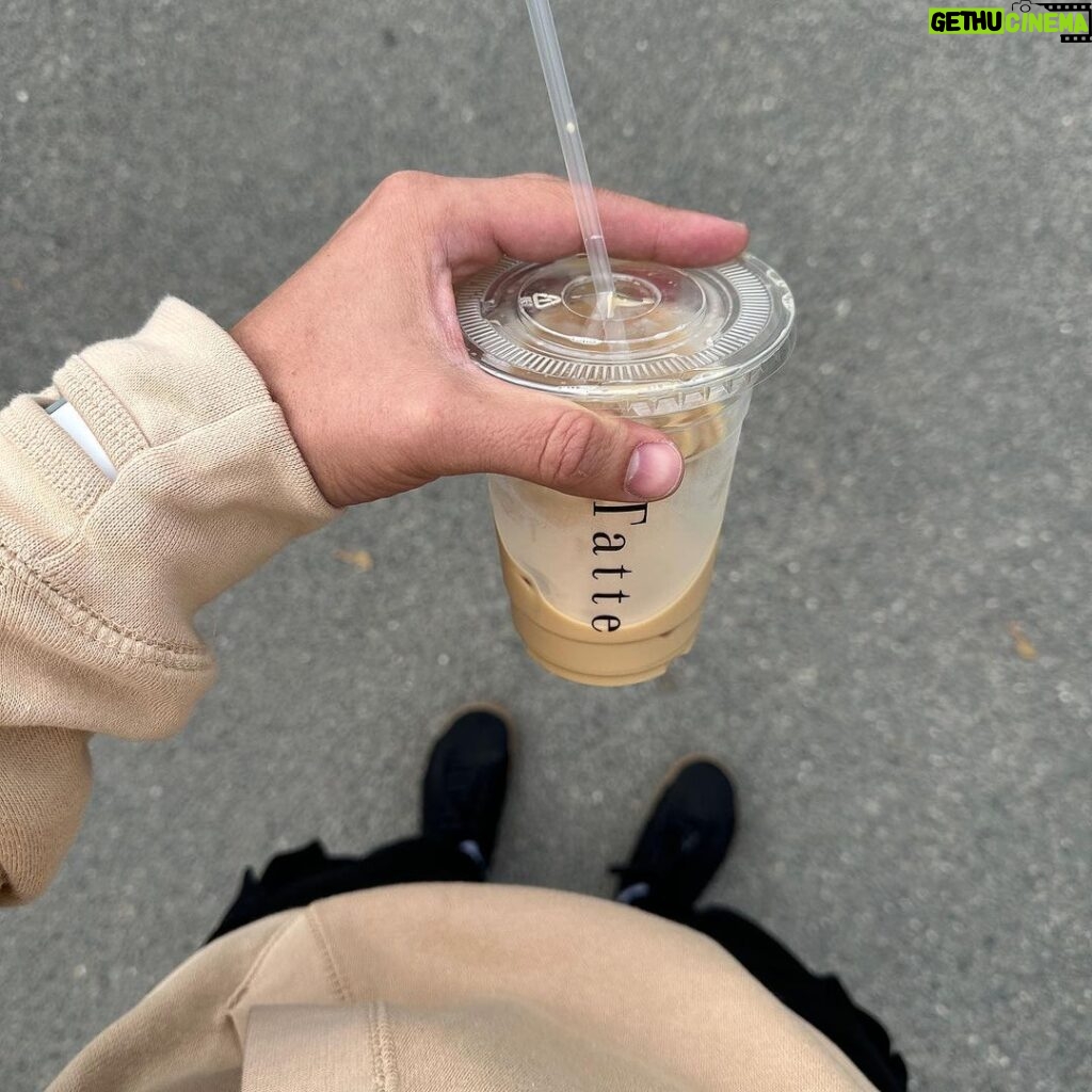 Cole Walliser Instagram - Been a while since I’ve done my signature jump, been busy matching my clothes to my coffee. Boston, Massachusetts