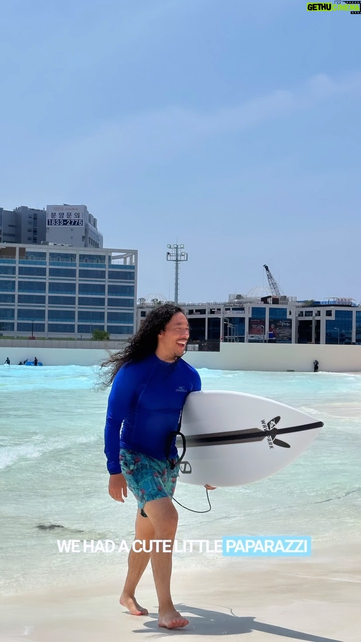Cole Walliser Instagram - Rode the wave in Korea figuratively and literally. Thank you @wavepark__