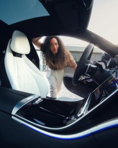 Cole Walliser Instagram - I starred in the short film for the world premiere of the new CLE from @mercedesbenz. And to be honest: Even though it's still a bit weird being in front of the camera instead of behind it, but I'm definitely starting to like it! #MercedesBenz #CLE #Coupe