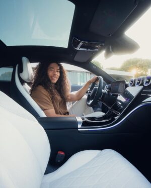 Cole Walliser Instagram - I starred in the short film for the world premiere of the new CLE from @mercedesbenz. And to be honest: Even though it's still a bit weird being in front of the camera instead of behind it, but I'm definitely starting to like it!
#MercedesBenz #CLE #Coupe