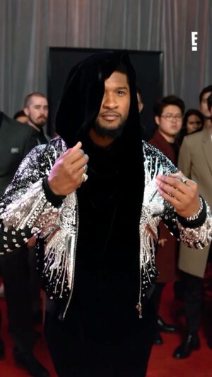Cole Walliser Instagram - HAPPY USHER CONCERT DAY!! I was thinking about watching the half-time show today because someone’s commercial might play during it *hint*hint*wink*wink* then I was like OH WAIT! I SHOT USHER! This was 2020 at the Grammys. I also directed him in 2012. Check my stories for a pic of short-haired me and Usher. Super pumped for his show today!! #usher #colewalliser #livefrome #halftimeshow #Super Bowl #grammys