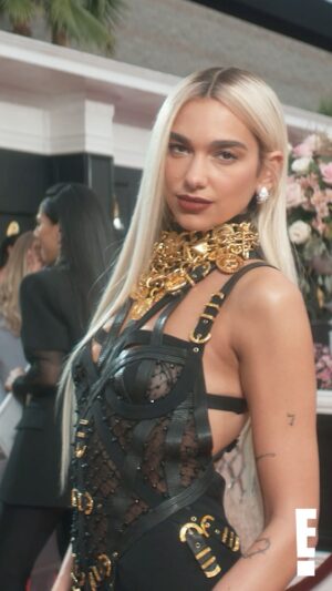 Cole Walliser Instagram - Continuing with some of my fav Grammys GlamBOTs here is Dua Lipa from 2022! Another great example of not needing to do a lot to look amazing! #dualipa #colewalliser #glambotbts #livefrome #grammys
