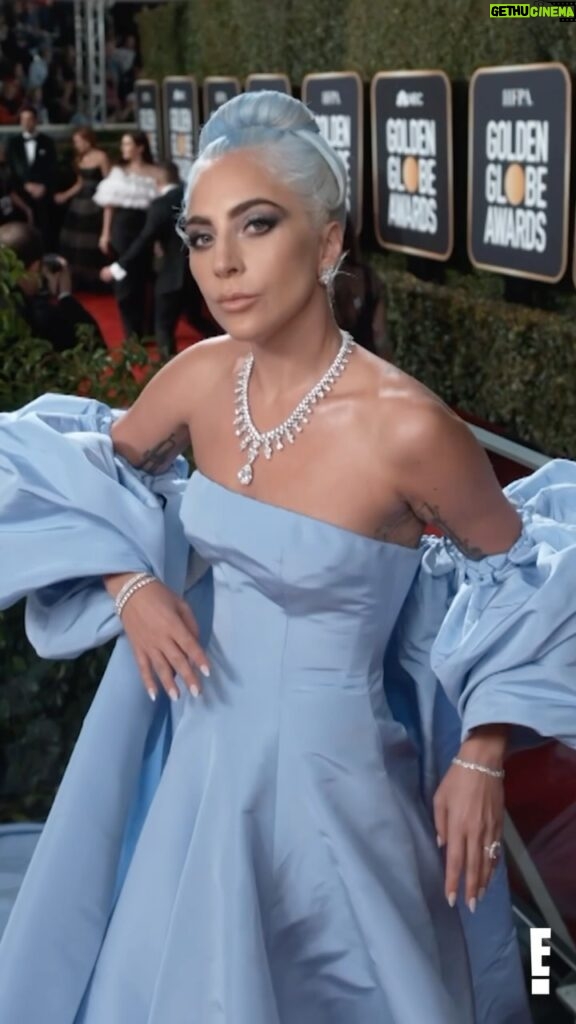 Cole Walliser Instagram - In celebration of the awards season starting this weekend, I wanted to share one of my favorite GlamBOTs from the Golden Globes with Lady Gaga! This was in 2019 when she was promoting A Star Is Born, and this was a moment that really helped make the GlamBOTs take off. After the awards, she only posted ONE THING on her Instagram story, and it was the GlamBOT. I feel like after this moment, if Gaga was doing it, everyone else wanted to do it, and it helped everyone get excited about shooting a GlamBOT with me. So thank you Gaga!! #ladygaga #glambotbts #colewalliser #livefrome #goldenglobes