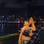 Coleen Garcia-Crawford Instagram - Never not smashing our faces together 💙 @harbourcity @marcopolohongkong #harbourcity Harbour City, HongKong