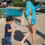 Coleen Garcia-Crawford Instagram - It’s a lovely day to walk my toddler 🤪 @aquaboracay #bettersideofboracay Aqua Boracay