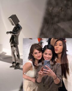 Coleen Garcia-Crawford Instagram - Here’s a peek of @jefre_artist’s “Points of Origin” 💫 If you’ve seen the giant statue outside Megamall, or the one currently under construction in Bridgetowne that is larger than the Statue of Liberty (!!), then you are already familiar with his work. ⭐️ He also has some amazing public art pieces in other countries! The beautiful “Singing in the Rain” sculpture we keep on display in our home is currently there at the exhibit with some of its brothers and sisters. (We already miss it so much. 😝) You can view them yourself at the Metropolitan Museum of Manila in BGC. 🤍 Free admission for this week! (📸 @yaparazzievents)