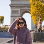Coleen Garcia-Crawford Instagram - Sweater weather 🖤 Arc De Triomphe, Paris, France