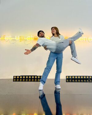 Coleen Garcia-Crawford Instagram - Full support for Daddy! 🌟 Picked @billycrawford up from work (literally lol) and had time to play while he showed us around. Amari’s favorite part was….. opening and closing the doors, of course. 🙃

SO EXCITED FOR YOU, MY LOVE! You are gonna do great, and we’ll be here for you every step of the way! Already so proud of you! 💕