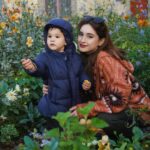 Coleen Garcia-Crawford Instagram - My sweet, gentle boy and his fascination with flowers. 🥹 You are growing up so so fast, and I’m so blessed to be here with you for all of it. 🌸 Paris, France