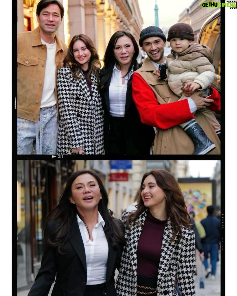 Coleen Garcia-Crawford Instagram - Happy we got to spend time with our Ninang @victoria_belo and @dochayden these past few days in Paris! Thank you both! We had fun! 🥰 (📸 @dochayden) París, France