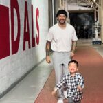 Coleen Garcia-Crawford Instagram - Full support for Daddy! 🌟 Picked @billycrawford up from work (literally lol) and had time to play while he showed us around. Amari’s favorite part was….. opening and closing the doors, of course. 🙃 SO EXCITED FOR YOU, MY LOVE! You are gonna do great, and we’ll be here for you every step of the way! Already so proud of you! 💕 París, France