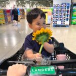Coleen Garcia-Crawford Instagram - Love that @landersph has everything! They even have toys, but this little guy had his eye on something else. 😝 #LandersPH #Gproductions Landers Superstore