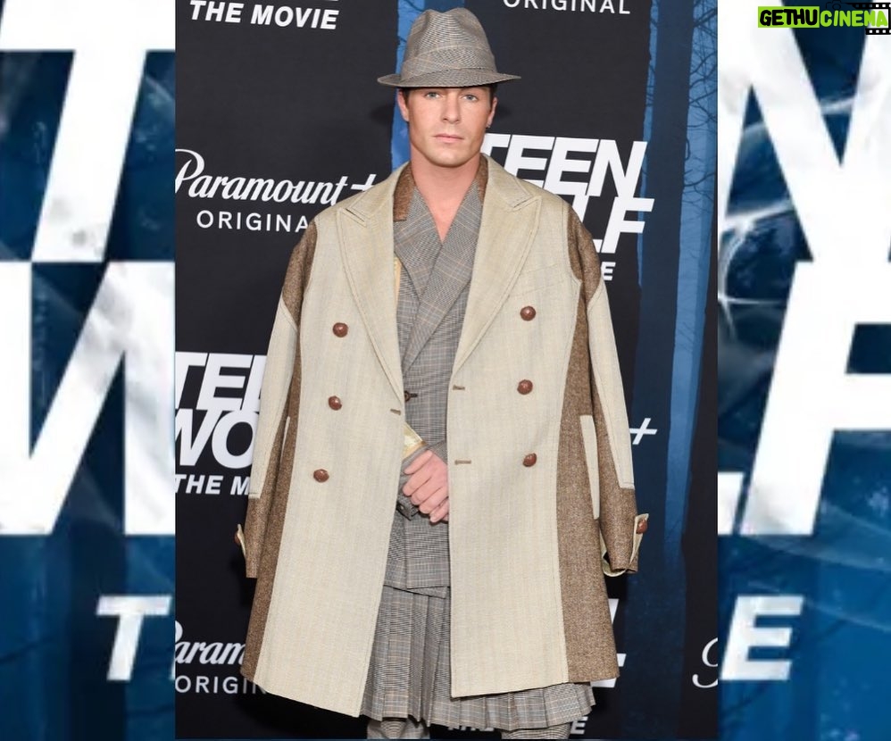 Colton Haynes Instagram - Detective Pikachu spotted at the Teen Wolf Movie premiere. @moschino #teenwolfmovie #teenwolf #moschino #detectivepikachu