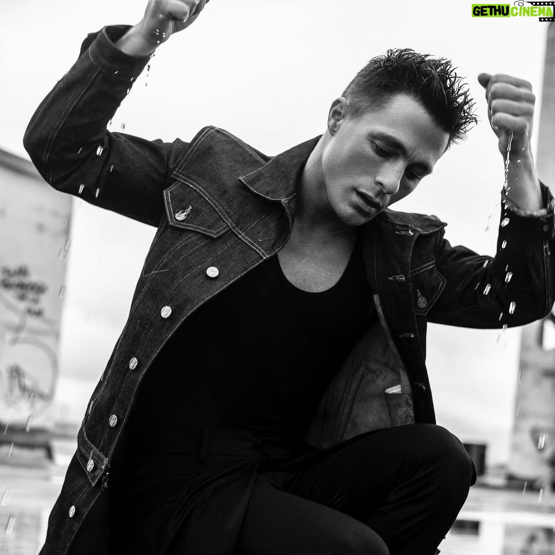 Colton Haynes Instagram - Rainy day on a rooftop in LA 📸 x @maxwellpoth