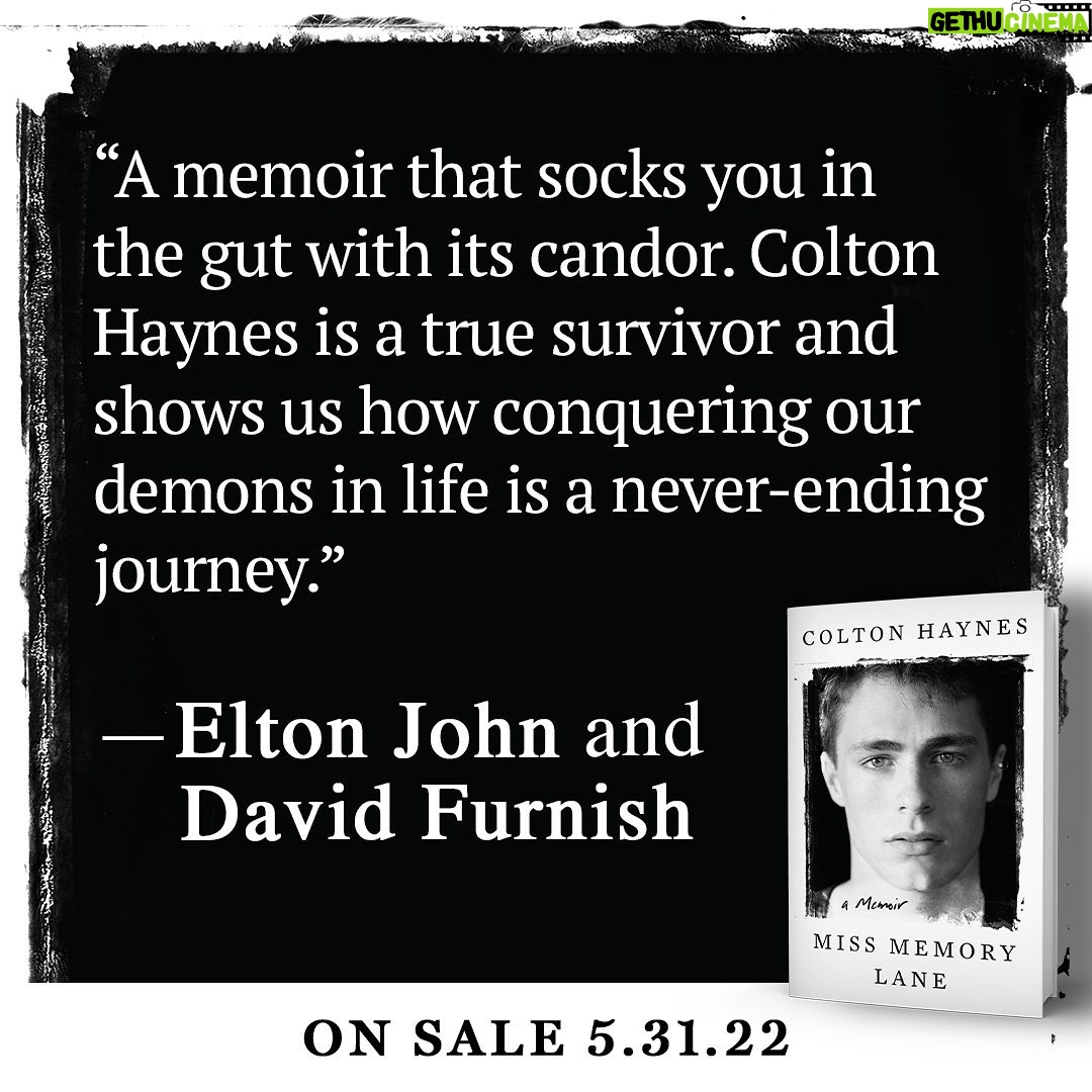 Colton Haynes Instagram - MISS MEMORY LANE IS OUT :) Get ur copy wherever books are sold (release date May 31, 2022)