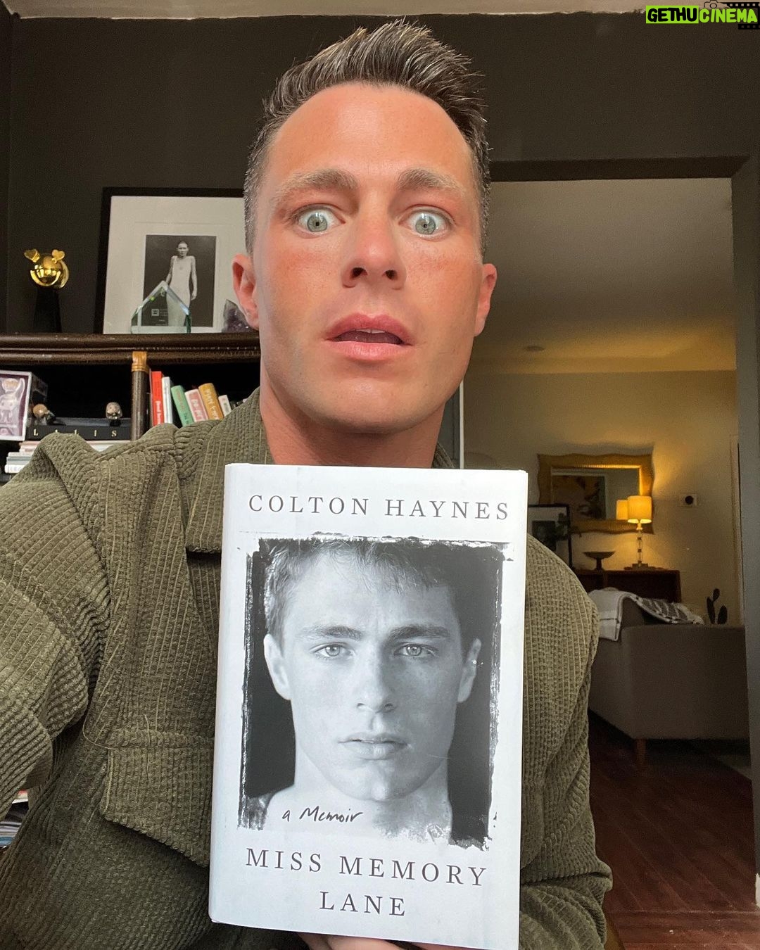 Colton Haynes Instagram - MISS MEMORY LANE IS OUT :) Get ur copy wherever books are sold (release date May 31, 2022)