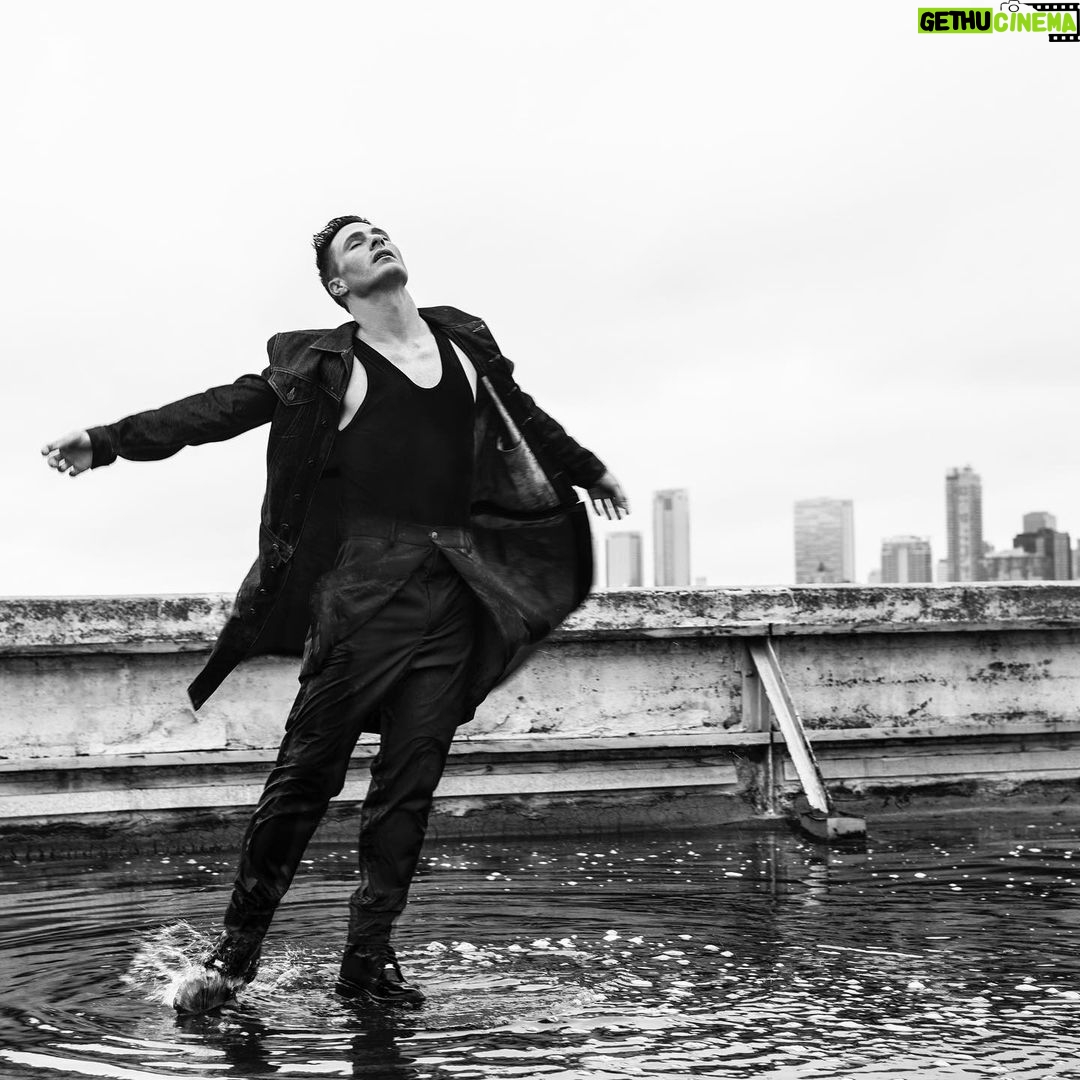 Colton Haynes Instagram - Rainy day on a rooftop in LA 📸 x @maxwellpoth