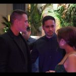 Colton Haynes Instagram - Finally reunited with my besties @allymaki @travisatreo to celebrate Trav’s new company @fandedinc 🤗 They’re clearly fighting over me in these pics fyi. Duh. Special photobomb appearance from @thebrianjoo 👏🏼 IM SO SO SO SO SO PROUD OF U TRAV!!!